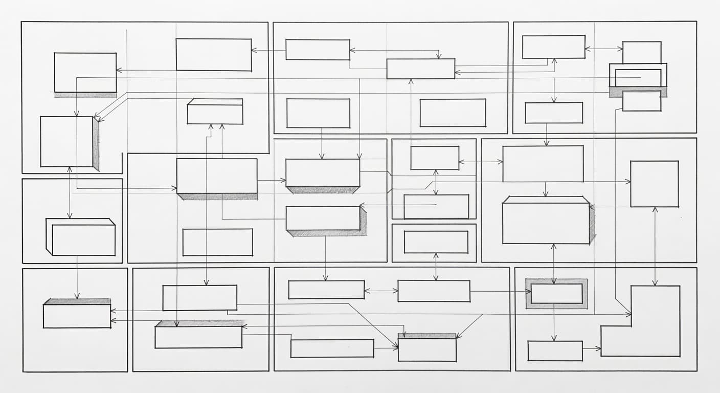 A graphite sketch illustrates various financial bonus sections separated by clean lines on a bright white background. Hand-drawn circles and geometric segments define the different categories of investment planning and subsidies.
